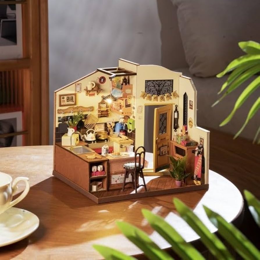 Amazon | つくるんです® 日本語説明書付 DIY ミニチュアハウス